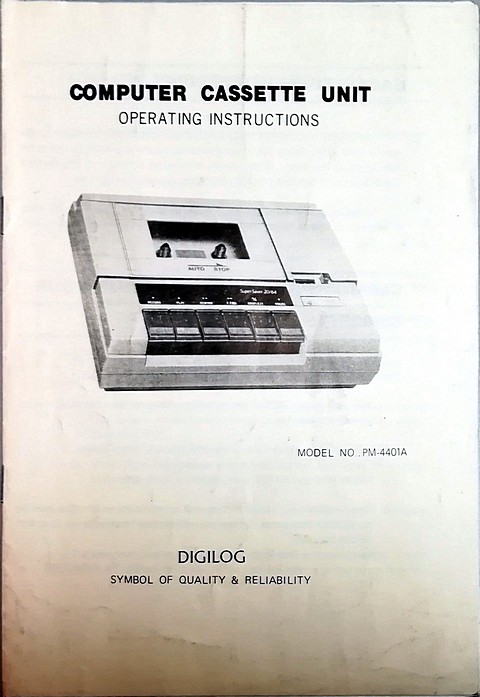 Digilog computer cassette unit