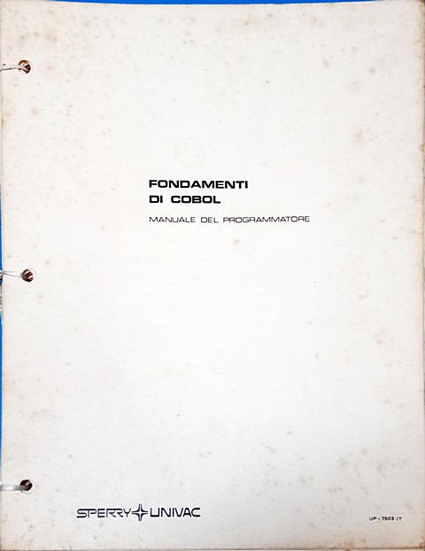 Fondamenti di COBOL