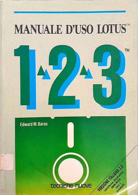 Manuale d'uso Lotus 1 2 3 