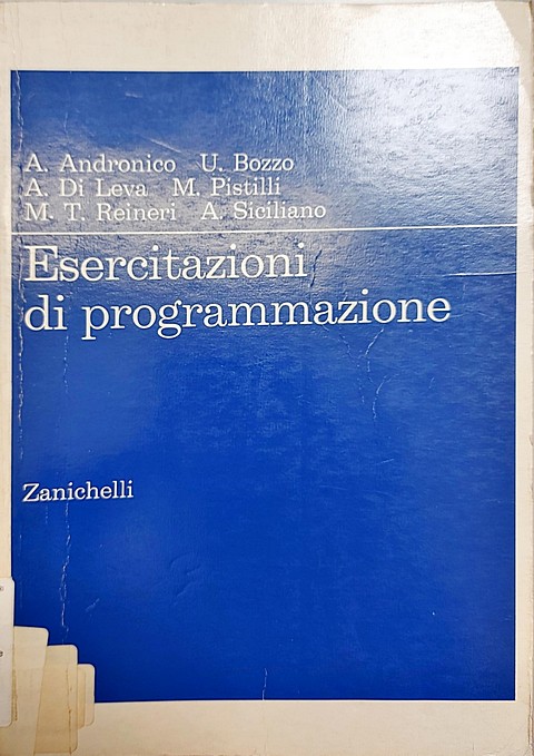 Esercitazioni di programmazione