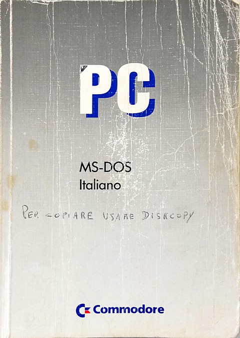 PC MS-DOS italiano