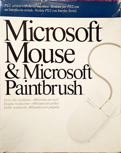 Microsoft Mouse e Paintbrush