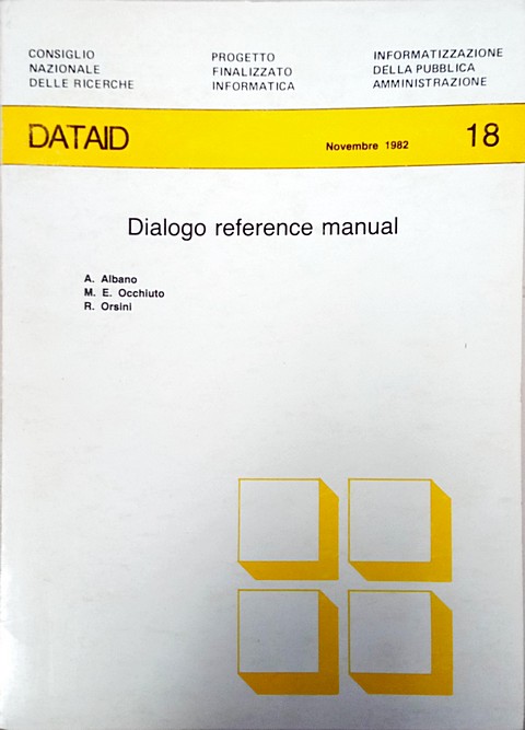 DATAID Dialogo reference manual