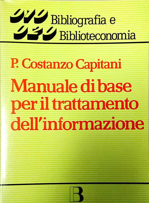 Manuale di base per il trattamento dell'informazione