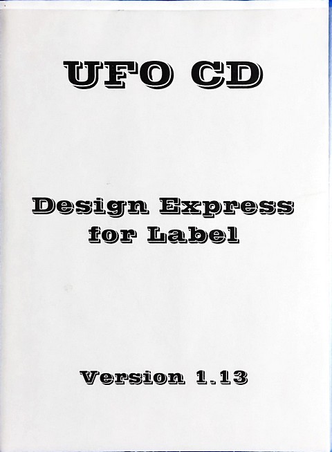 Ufo CD 1.13 design express for label