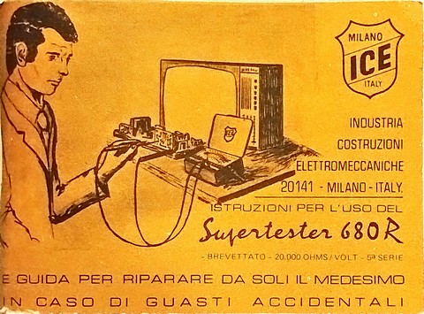 istruzioni supertester ICE mod.680R