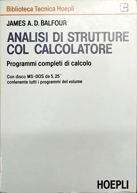 Analisi di strutture col calcolatore