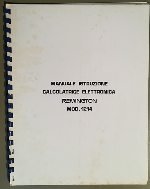 Manuale istruzioni Remington 1214