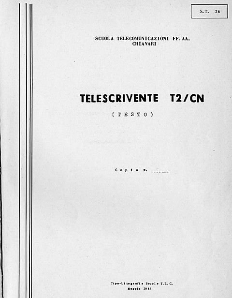 Olivetti telescrivente T2-CN manuale utilizzo 26